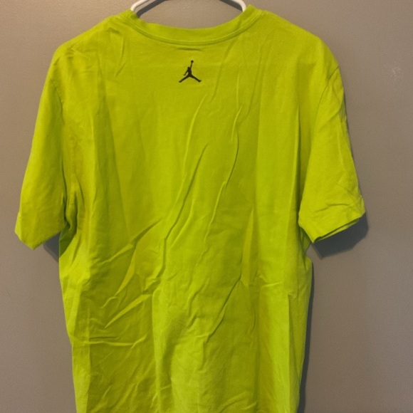 Jordan Lime Green Short Sleeve Tee - Picture 2 of 3
